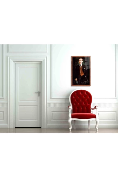 AlpiLeo Atatürk Alp Özel Cam Tablo 4 Mm Dayanıklı Temperli Cam - Resim 2