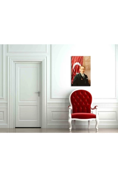 AlpiLeo Atatürk Alp Özel Cam Tablo 4 Mm - Resim 2