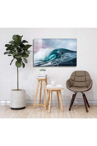 AlpiLeo Deniz Manzara Alp Özel Cam Tablo 4mm Dayanıklı Temperli Cam - Resim 2