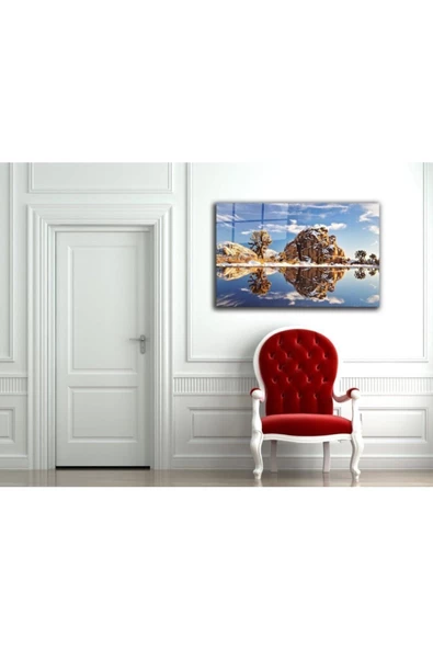 AlpiLeo Doğa Manzara Alp Özel Cam Tablo 4mm Dayanıklı Temperli Cam - Resim 2