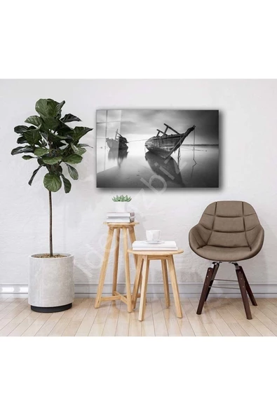 AlpiLeo Doğa Manzara Alp Özel Cam Tablo 4mm Dayanıklı Temperli Cam - Resim 2