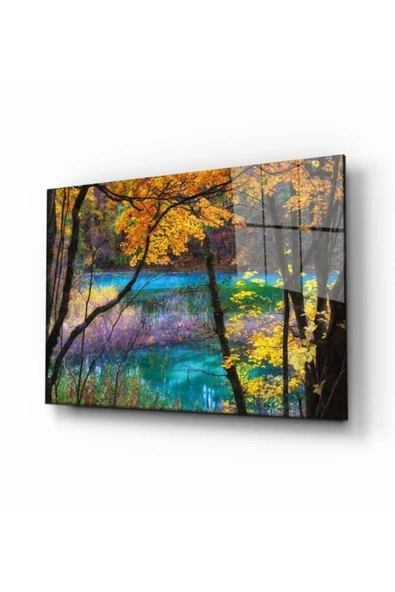 AlpiLeo Doğa Manzara Alp Özel Cam Tablo 4mm Dayanıklı Temperli Cam ürün görseli 1