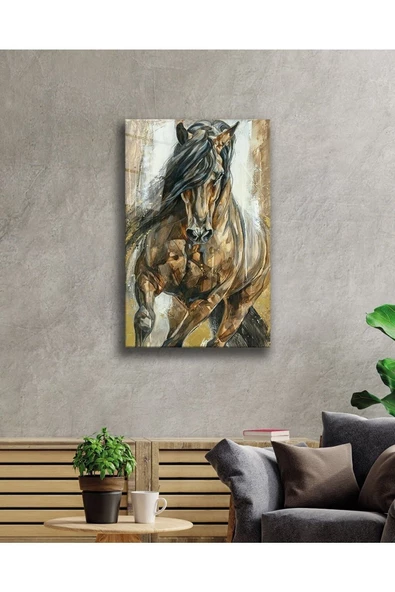 AlpiLeo At Alp Özel Cam Tablo - Resim 2