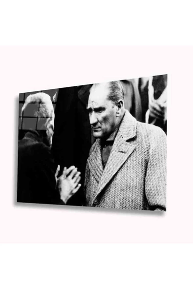 AlpiLeo Atatürk Alp Özel Cam Tablo 4 Mm ürün görseli 1