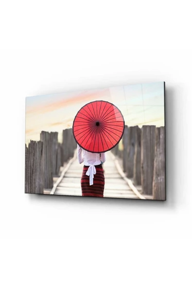 AlpiLeo Doğa Manzara Alp Özel Cam Tablo 4mm Dayanıklı Temperli Cam ürün görseli 1