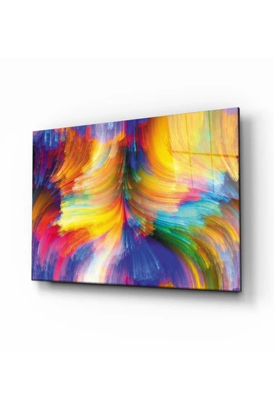 AlpiLeo Soyut Alp Özel Cam Tablo 4mm Dayanıklı Temperli Cam ürün görseli 1