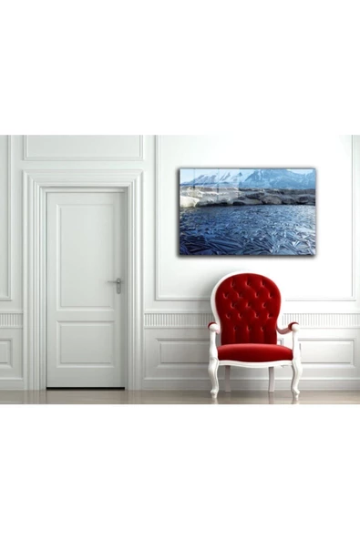 AlpiLeo Doğa Manzara Alp Özel Cam Tablo 4mm Dayanıklı Temperli Cam - Resim 2