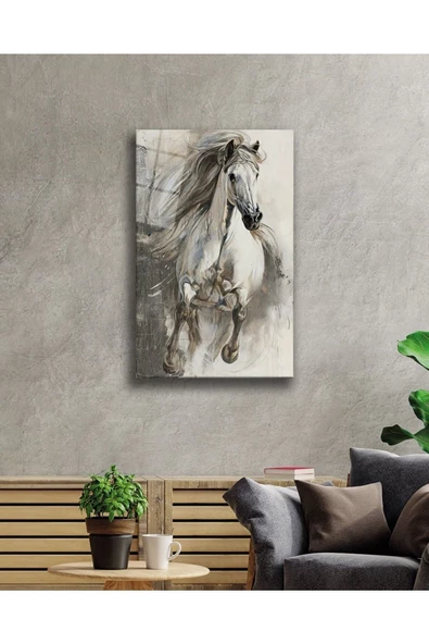 AlpiLeo At Alp Özel Cam Tablo - Resim 2