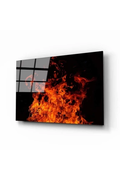 AlpiLeo Ateş Alp Özel Cam Tablo ürün görseli 1