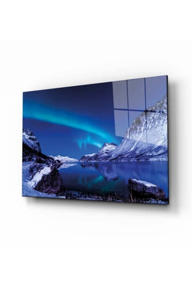AlpiLeo Doğa Manzara Alp Özel Cam Tablo 4mm Dayanıklı Temperli Cam ürün görseli 1