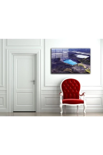 AlpiLeo Doğa Manzara Alp Özel Cam Tablo 4mm Dayanıklı Temperli Cam - Resim 2