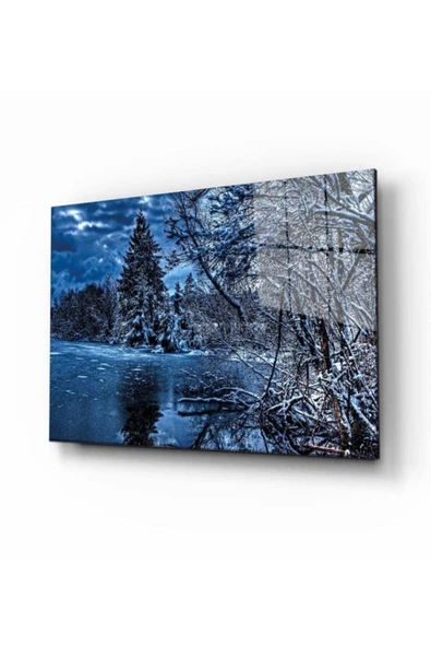 AlpiLeo Doğa Manzara Alp Özel Cam Tablo 4mm Dayanıklı Temperli Cam ürün görseli 1