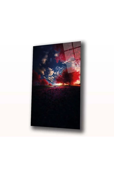 AlpiLeo Alacakaranlık Söylencesi Alp Özel Cam Tablo Hediyelik Büyük Tablo Ev Ofis Dekoru - Resim 3