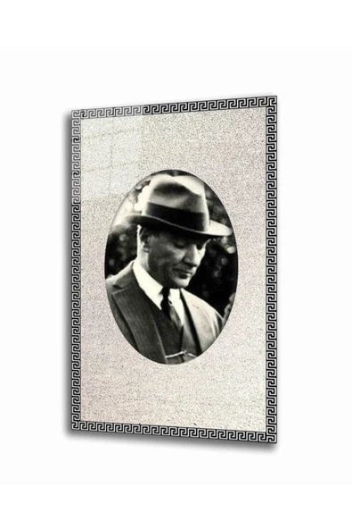 AlpiLeo Atatürk Alp Özel Cam Tablo 4 Mm Dayanıklı Temperli Cam ürün görseli 1