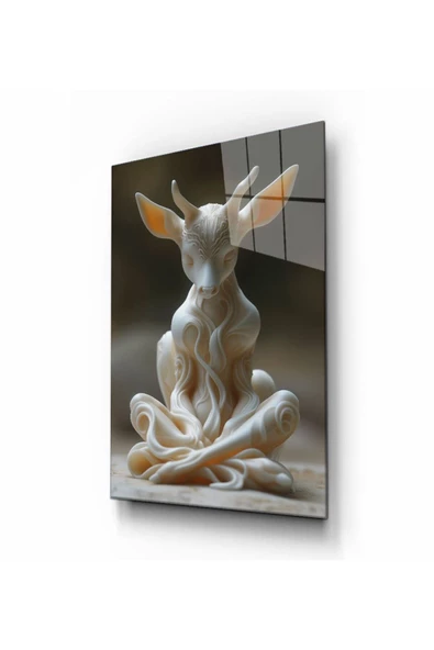 AlpiLeo Sonsuz Akış Alp Özel Cam Tablo Hediyelik Büyük Tablo Ev Ofis Dekoru ürün görseli 1