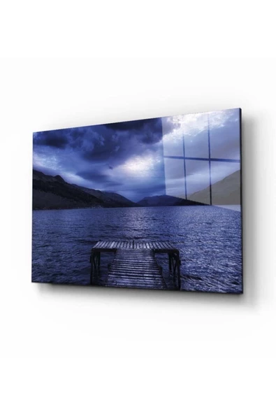 AlpiLeo Doğa Manzara Alp Özel Cam Tablo 4mm Dayanıklı Temperli Cam ürün görseli 1