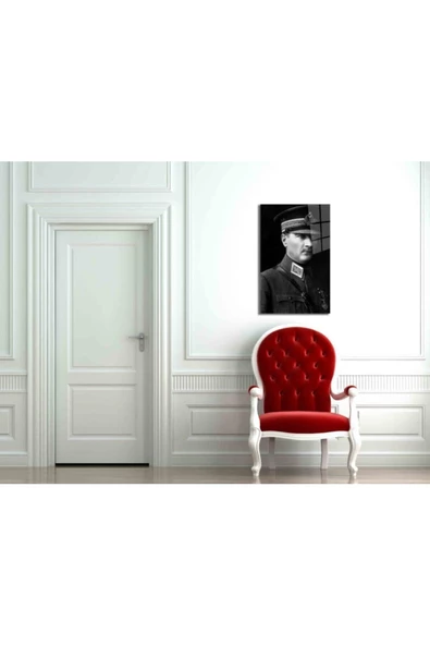 AlpiLeo Atatürk Alp Özel Cam Tablo 4 Mm - Resim 2