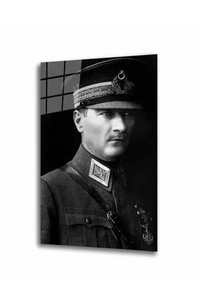 AlpiLeo Atatürk Alp Özel Cam Tablo 4 Mm ürün görseli 1