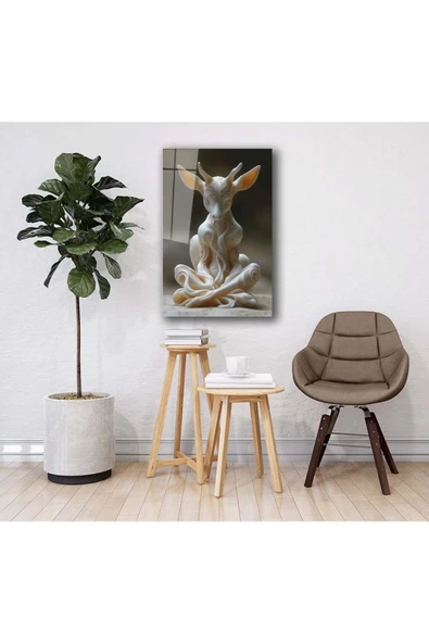 AlpiLeo Sonsuz Akış Alp Özel Cam Tablo Hediyelik Büyük Tablo Ev Ofis Dekoru - Resim 3