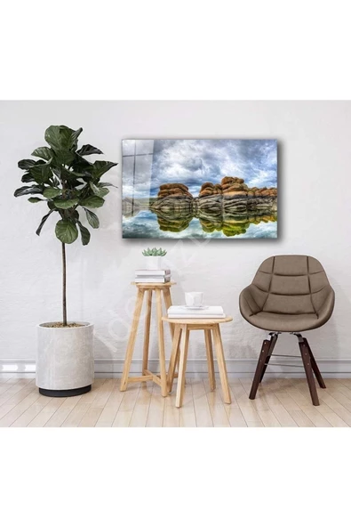 AlpiLeo Doğa Manzara Alp Özel Cam Tablo 4mm Dayanıklı Temperli Cam - Resim 2