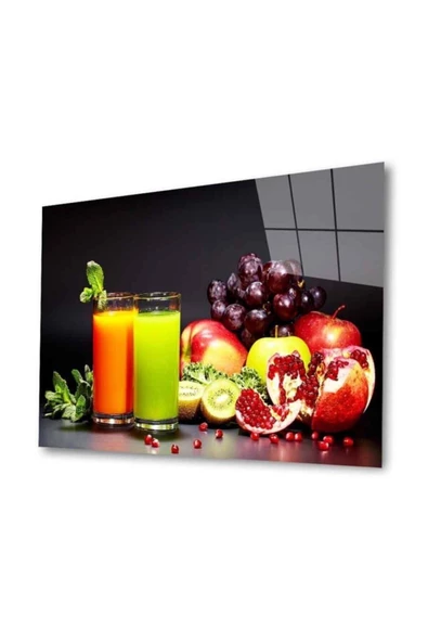 AlpiLeo Meyveler Alp Özel Cam Tablo 4mm Dayanıklı Temperli Cam ürün görseli 1