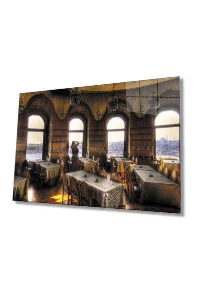 AlpiLeo Istanbul Galata Kulesi Alp Özel Cam Tablo ürün görseli 1