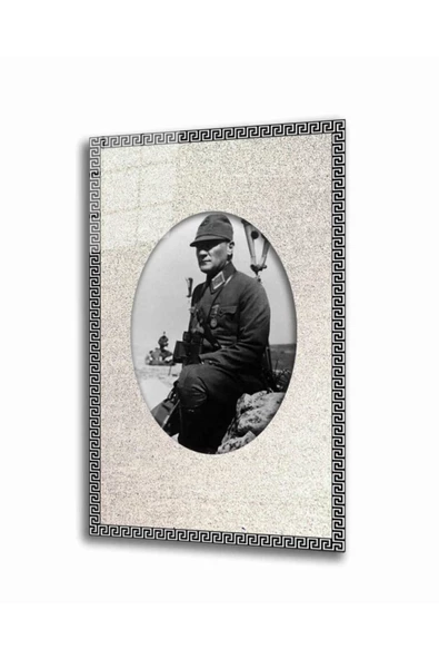 AlpiLeo Atatürk Alp Özel Cam Tablo 4 Mm Dayanıklı Temperli Cam ürün görseli 1