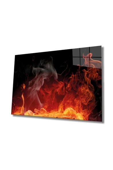 AlpiLeo İllüstrasyon Alp Özel Cam Tablo, Ev Ve Ofis Duvar Dekoru ürün görseli 1