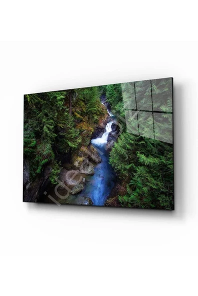 AlpiLeo Doğa Manzara Alp Özel Cam Tablo 4mm Dayanıklı Temperli Cam ürün görseli 1