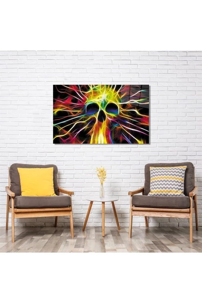 AlpiLeo Soyut Alp Özel Cam Tablo 4mm Dayanıklı Temperli Cam - Resim 2