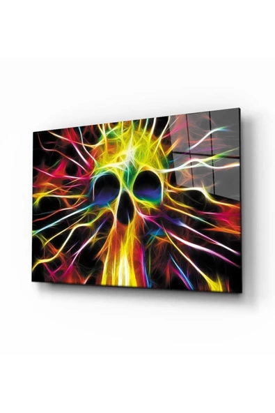 AlpiLeo Soyut Alp Özel Cam Tablo 4mm Dayanıklı Temperli Cam ürün görseli 1