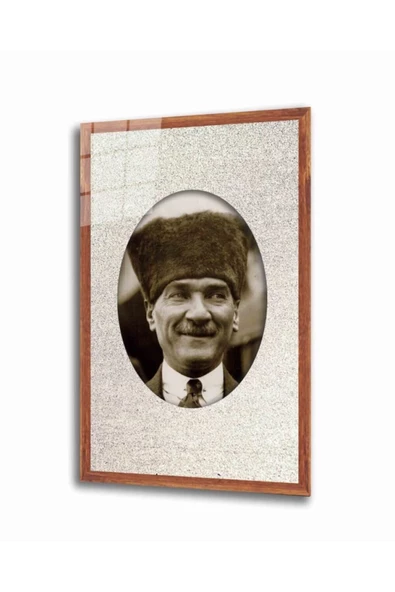 AlpiLeo Atatürk  Dayanıklı Temperli Cam Tablo ürün görseli 1