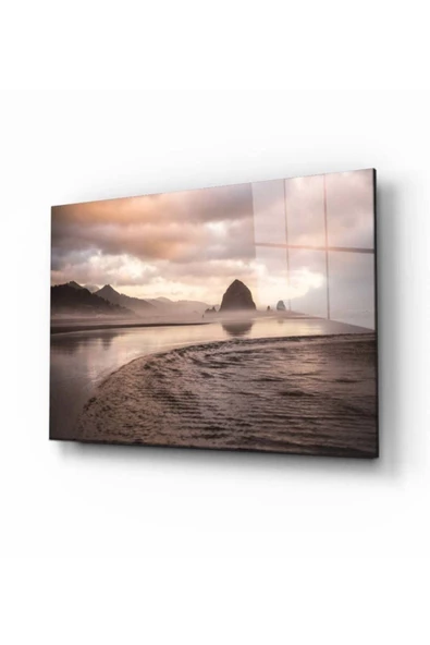 AlpiLeo Doğa Manzara Alp Özel Cam Tablo 4mm Dayanıklı Temperli Cam ürün görseli 1