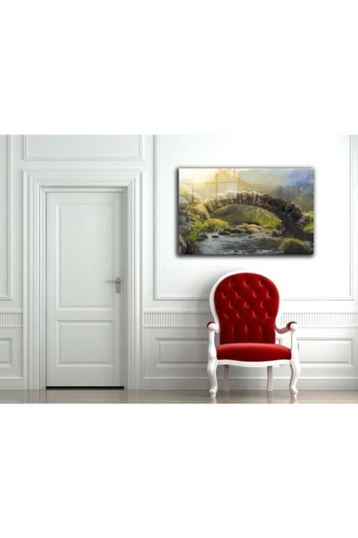 AlpiLeo Doğa Manzara Alp Özel Cam Tablo 4mm Dayanıklı Temperli Cam - Resim 2