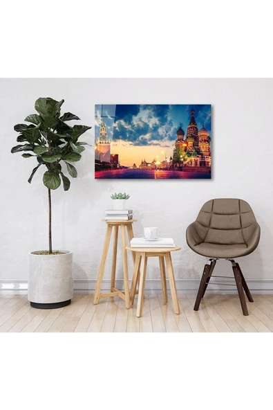 AlpiLeo Eski Köprü Doğa Alp Özel Cam Tablo, Ev Ve Ofis Duvar Dekoru - Resim 2