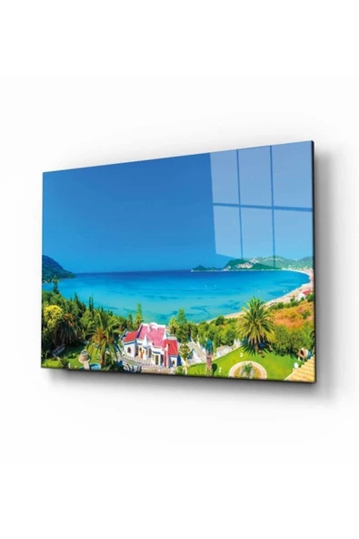 AlpiLeo Doğa Manzara Alp Özel Cam Tablo 4mm Dayanıklı Temperli Cam ürün görseli 1