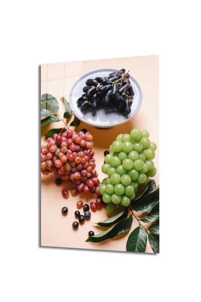 AlpiLeo Meyveler Alp Özel Cam Tablo 4mm Dayanıklı Temperli Cam ürün görseli 1