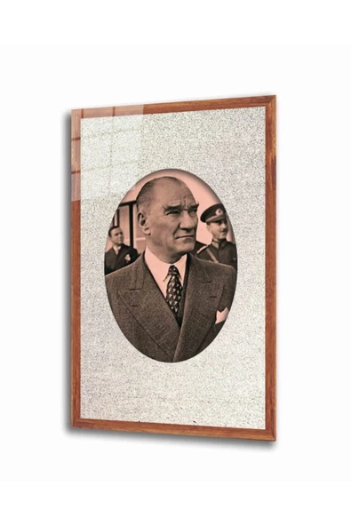 AlpiLeo Atatürk Alp Özel Cam Tablo 4 Mm Dayanıklı Temperli Cam ürün görseli 1