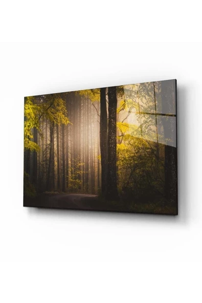 AlpiLeo Doğa Manzara Alp Özel Cam Tablo 4mm Dayanıklı Temperli Cam ürün görseli 1