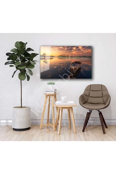 AlpiLeo Doğa Manzara Alp Özel Cam Tablo 4mm Dayanıklı Temperli Cam - Resim 2