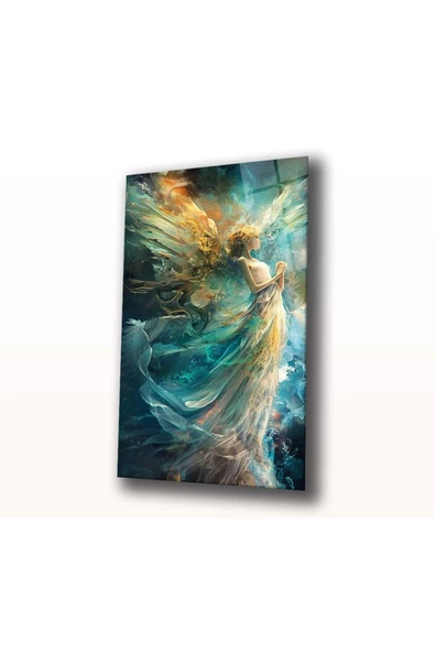 AlpiLeo Kozmik Rüya Alp Özel Cam Tablo Hediyelik Büyük Tablo Ev Ofis Dekoru - Resim 3