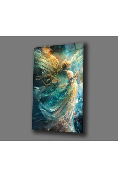 AlpiLeo Kozmik Rüya Alp Özel Cam Tablo Hediyelik Büyük Tablo Ev Ofis Dekoru - Resim 2