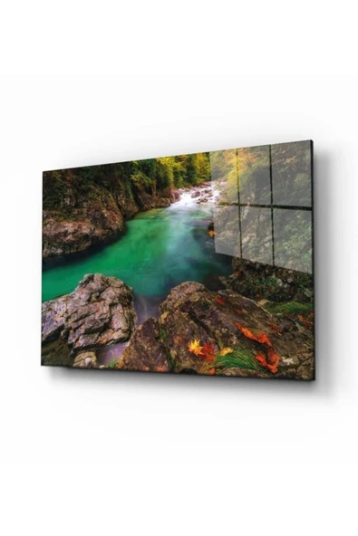 AlpiLeo Doğa Manzara Alp Özel Cam Tablo 4mm Dayanıklı Temperli Cam ürün görseli 1