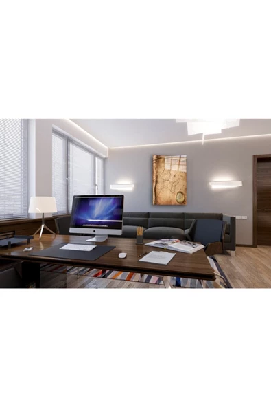 AlpiLeo Dünya Haritası 27 Alp Özel Cam Tablo - Resim 3