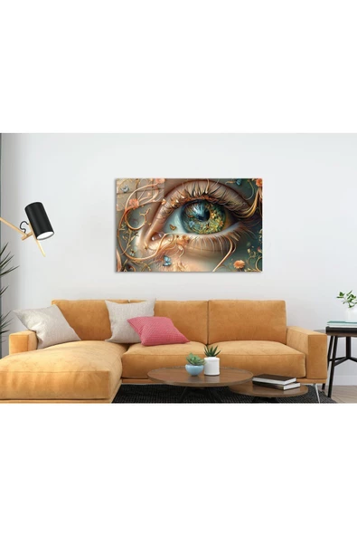 AlpiLeo Evrensel Bakış Alp Özel Cam Tablo Hediyelik Büyük Tablo Ev Ofis Dekoru ürün görseli 1