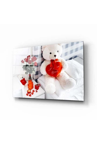 AlpiLeo Ayıcık Alp Özel Cam Tablo ürün görseli 1