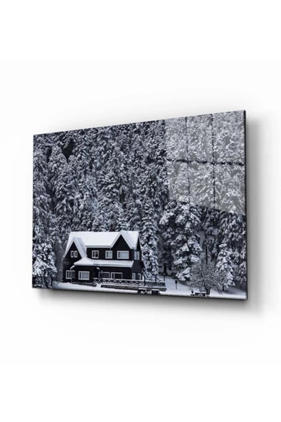 AlpiLeo Doğa Manzara Alp Özel Cam Tablo 4mm Dayanıklı Temperli Cam ürün görseli 1