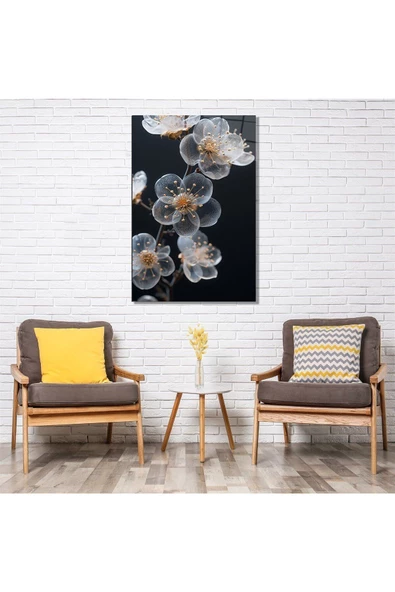 AlpiLeo Gece Işıltısı Alp Özel Cam Tablo Hediyelik Büyük Tablo Ev Ofis Dekoru - Resim 2