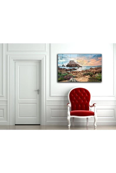 AlpiLeo Doğa Manzara Alp Özel Cam Tablo 4mm Dayanıklı Temperli Cam - Resim 2