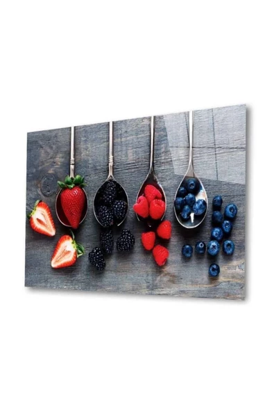 AlpiLeo Meyveler Alp Özel Cam Tablo 4mm Dayanıklı Temperli Cam ürün görseli 1